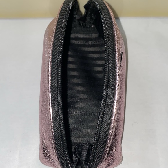 Victoria Secret Pink Metallic Cosmetic Pouch EUC - Picture 8 of 11